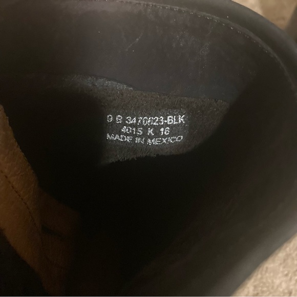 Frye Addie Mid Nubuck Black Suede Leather Boot - Picture 11 of 15